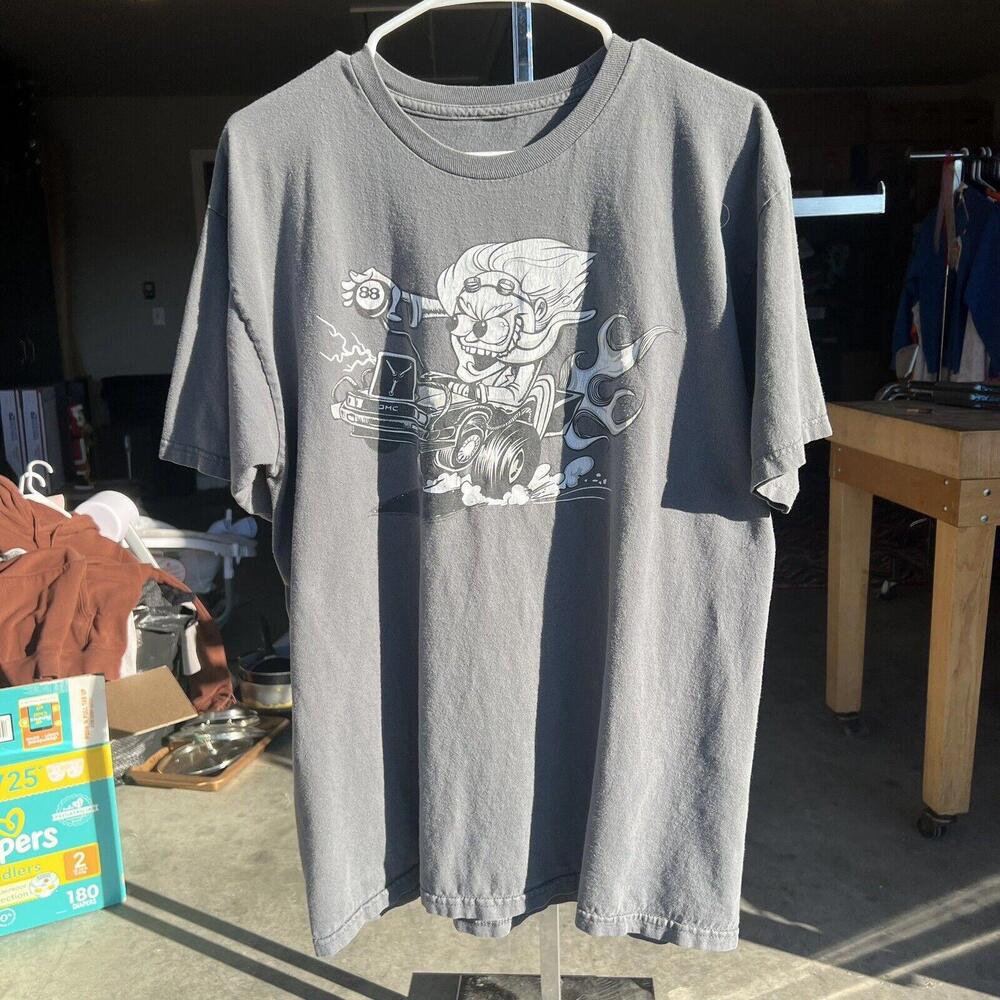 Vintage 00s Tee Fury SUPER RARE Back To The Future Movie 88mph Shirt Size Large